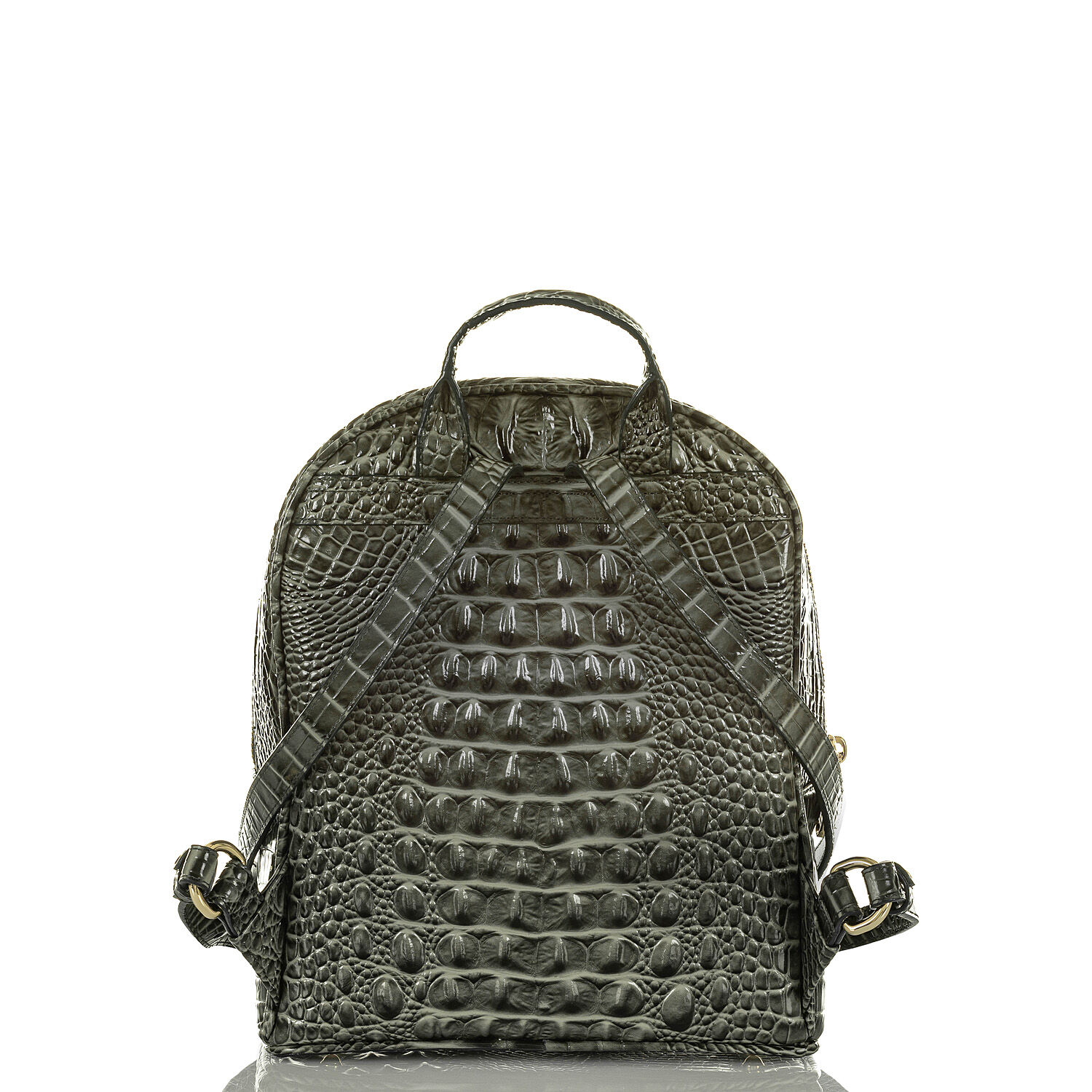 Nola Leather Backpack | Pecan Melbourne | BRAHMIN